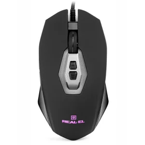 Мышь REAL-EL RM-525 Black USB, EL123200029 UA