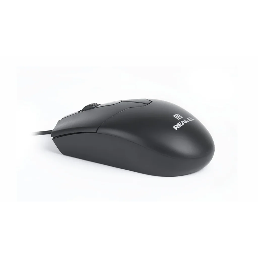 Мышь REAL-EL RM-208 Black USB, EL123200030 UA