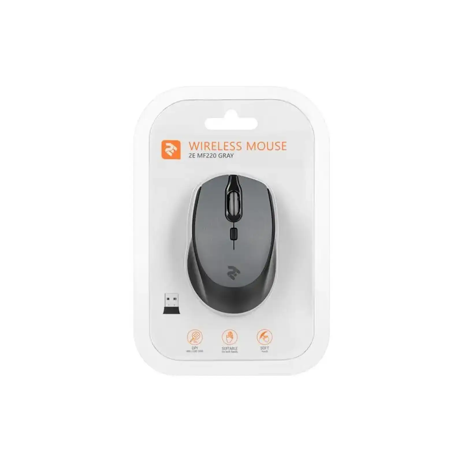 Миша бездротова 2E MF220 WL Grey (2E-MF220WB) UA