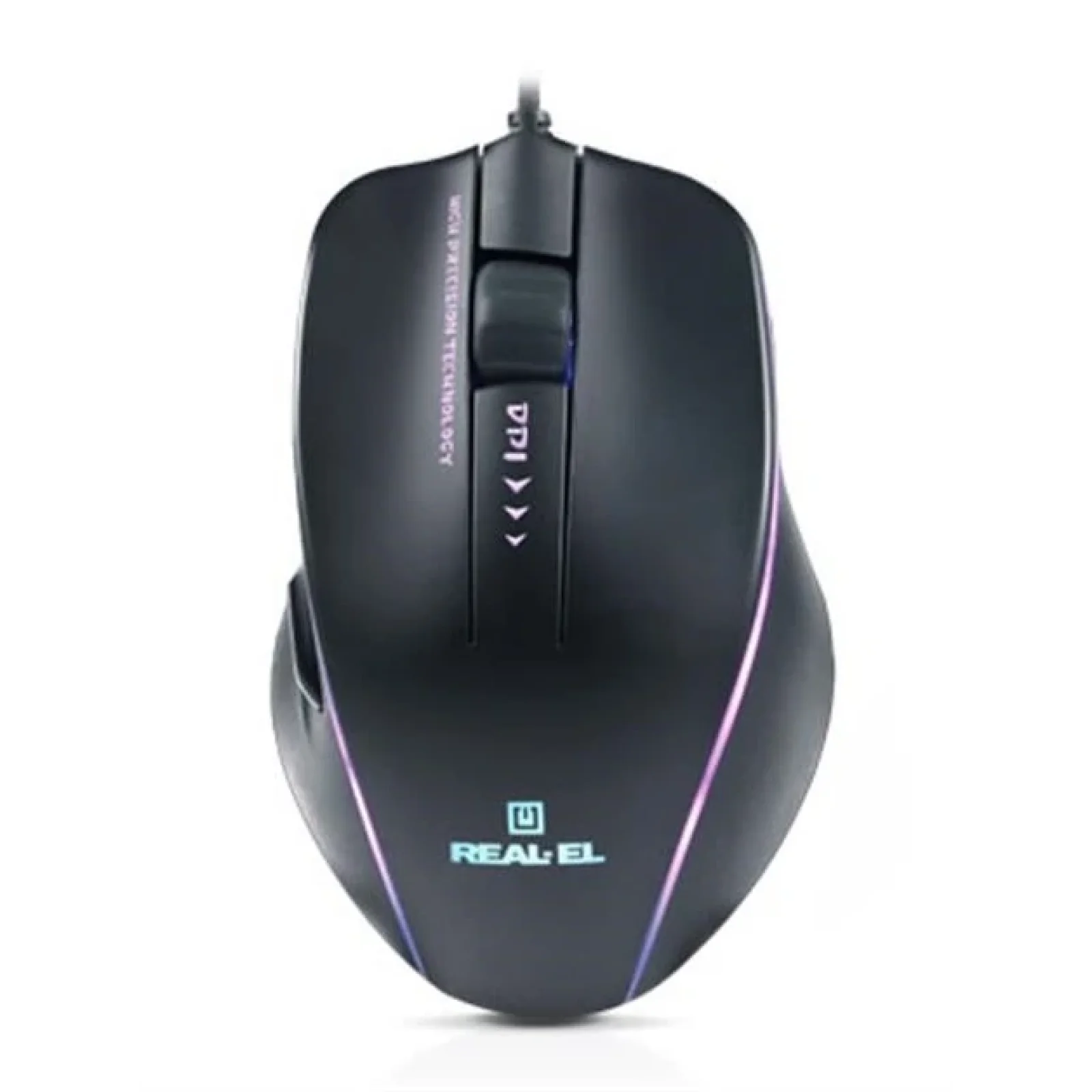 Мышь REAL-EL RM-747 Black USB, EL123200028 UA