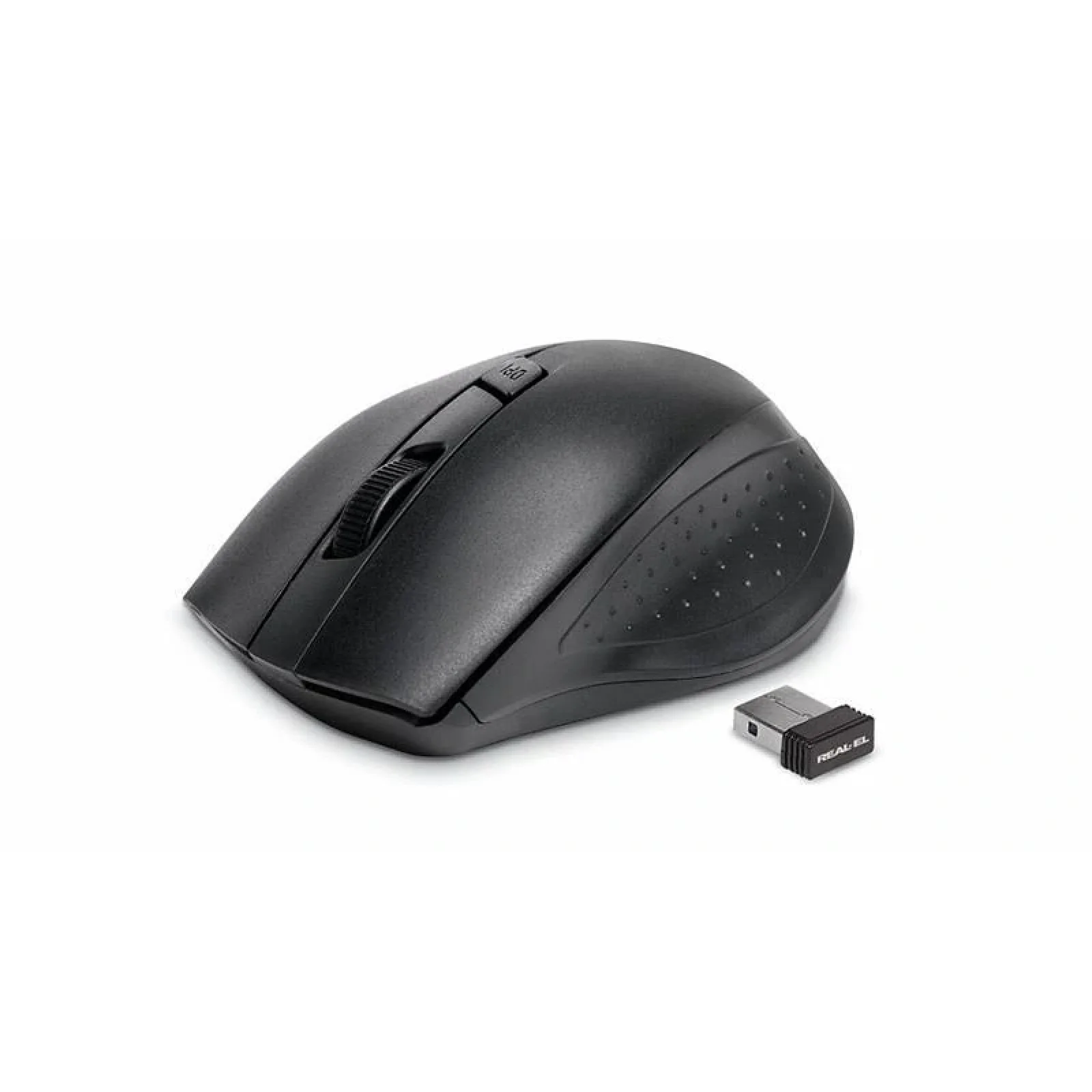 Мышь беспроводная REAL-EL RM-300 Black/Grey USB, EL123200012 UA