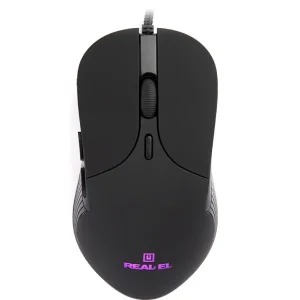 Мышь REAL-EL RM-295 Black USB, EL123200031 UA