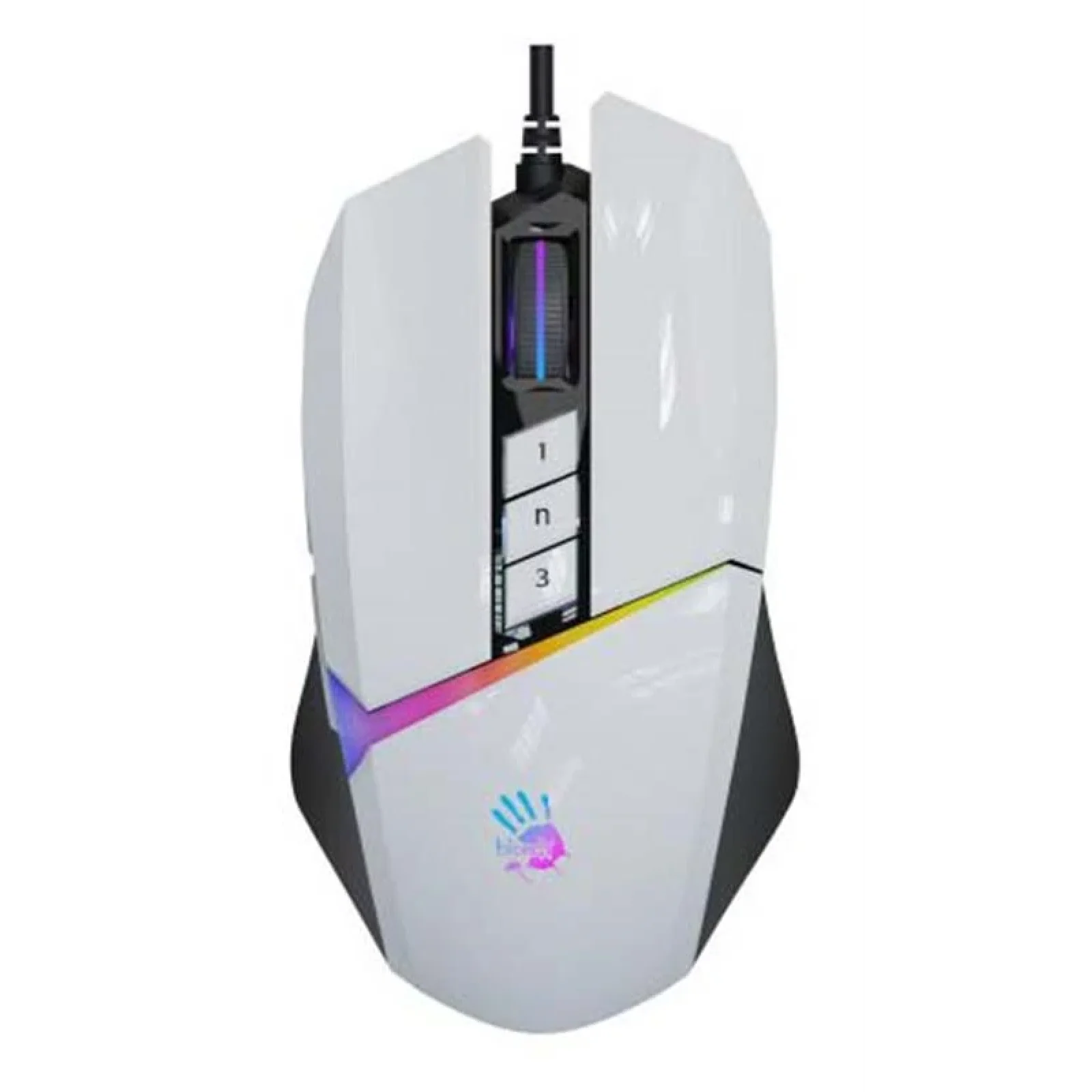 Мышь A4Tech Bloody W60 Max Panda White, W60 Max Bloody (Panda White) UA