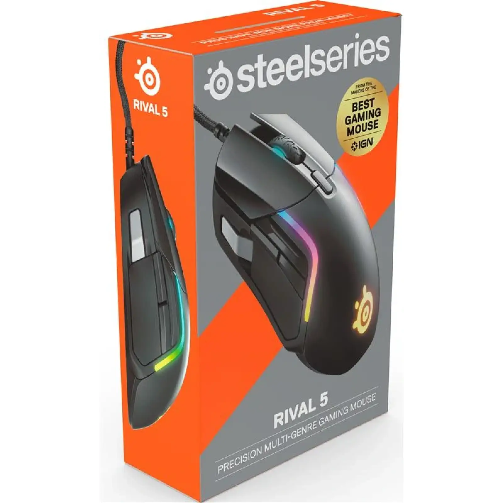 Миша SteelSeries Rival 5 Black (62551) UA