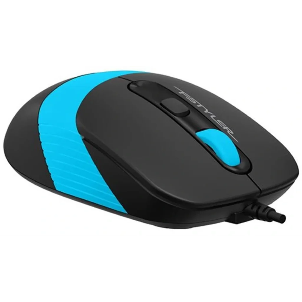 Миша A4Tech FM10 Black/Blue USB, FM10 (Blue) UA