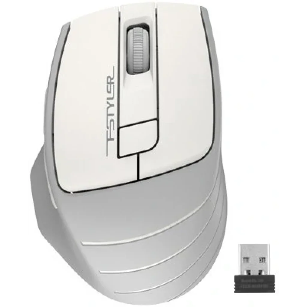 Миша бездротова A4Tech FG30S Grey/White USB, FG30S (Grey+White) UA
