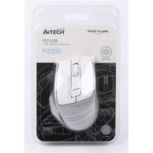 Миша бездротова A4Tech FG30S Grey/White USB, FG30S (Grey+White) UA