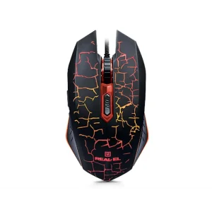 Мышь REAL-EL RM-505 Black USB, EL123200018 UA