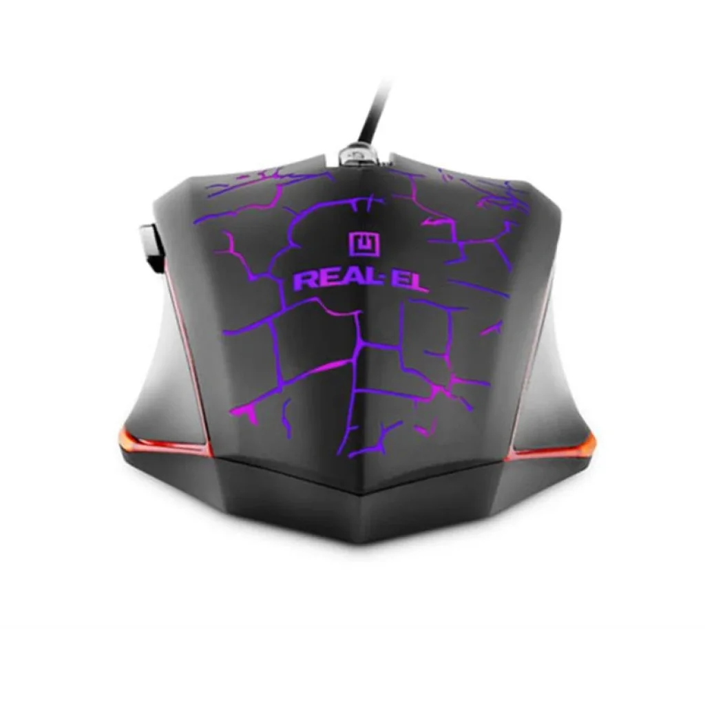 Мышь REAL-EL RM-505 Black USB, EL123200018 UA