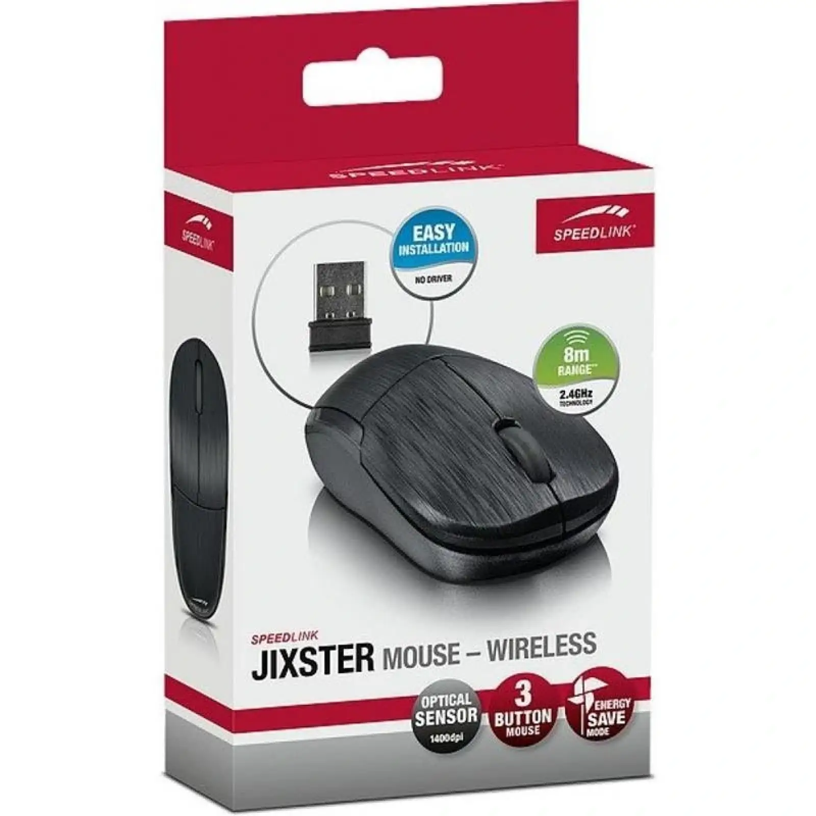 Мышь беспроводная Speed-Link Jixster Black (SL-630010-BK) UA