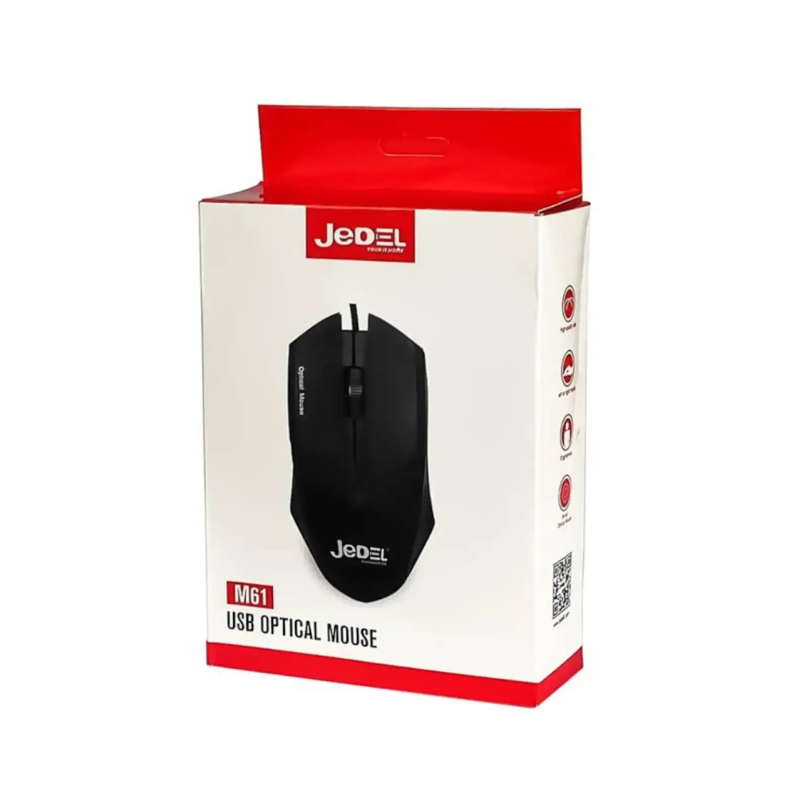 Миша Jedel M61 Black, M61-USB UA