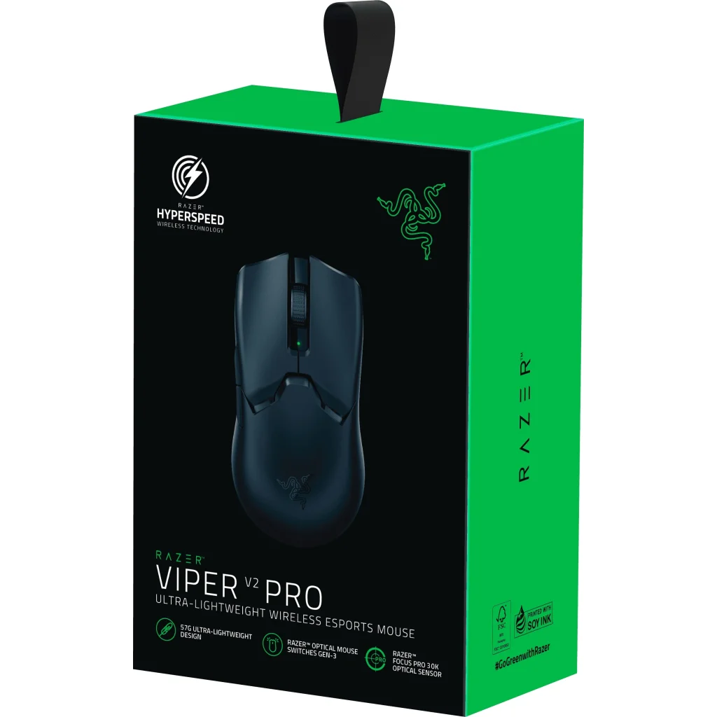 Миша Razer Viper V2 PRO Black (RZ01-04390100-R3G1) Wireless+USB UA