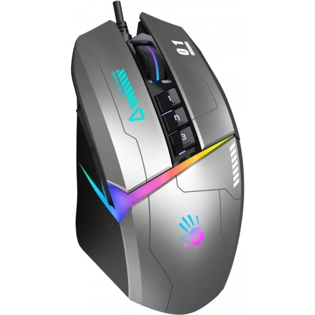 Миша A4Tech Bloody W60 Max Gun Grey, W60 Max Bloody (Gun Grey) UA