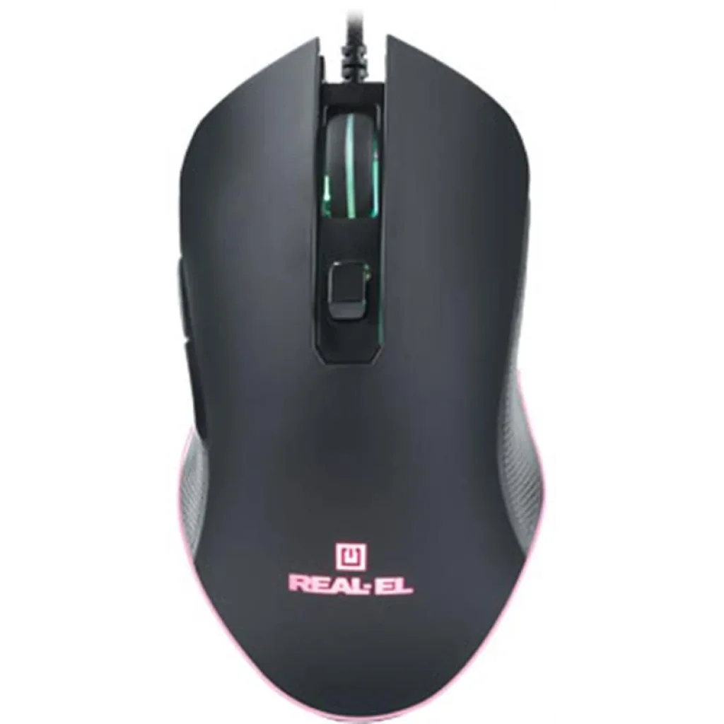 Миша REAL-EL RM-550 Black USB, EL123200027 UA