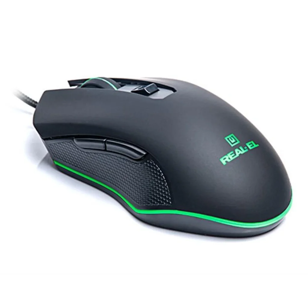 Миша REAL-EL RM-550 Black USB, EL123200027 UA