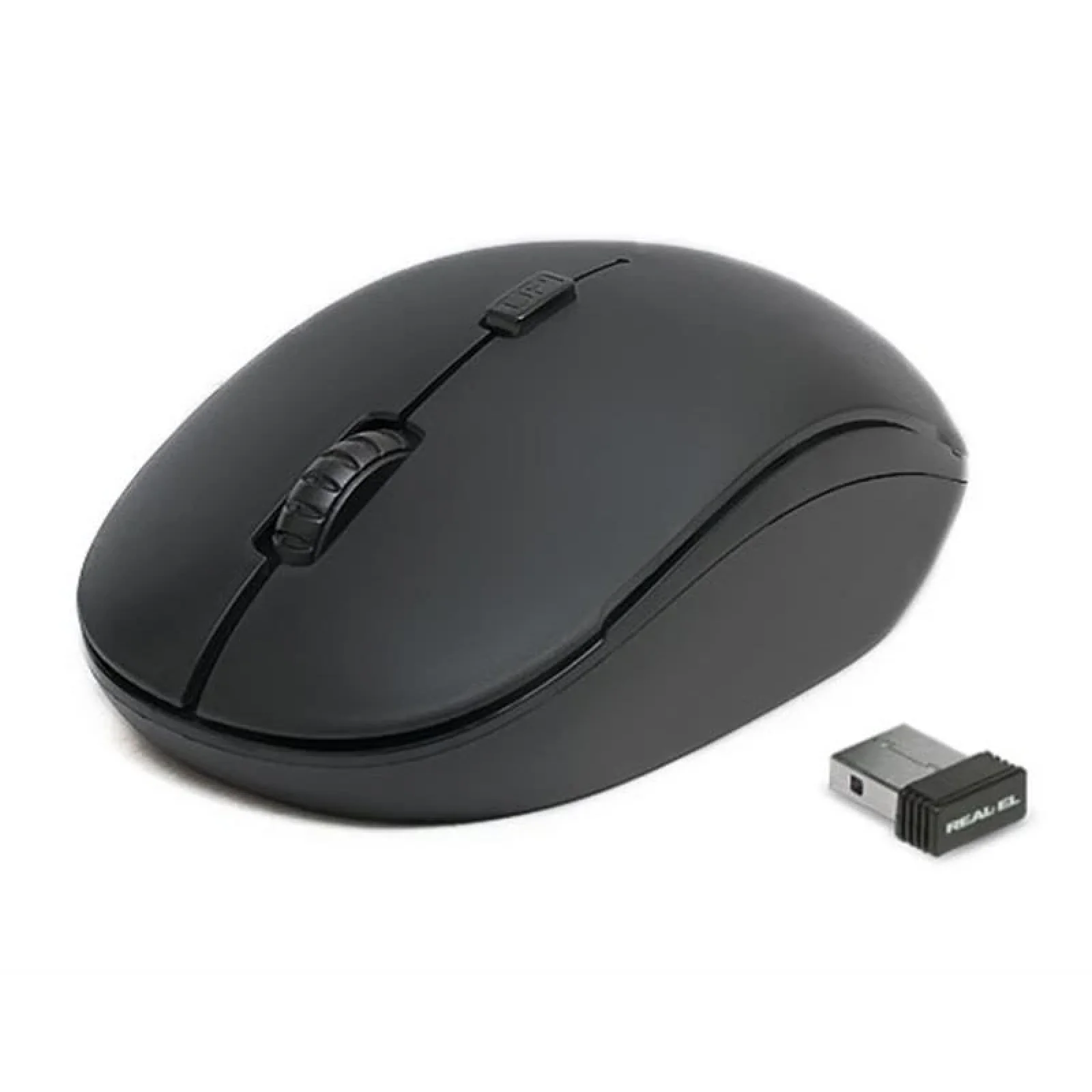 Мышь беспроводная REAL-EL RM-301 Black USB, EL123200022 UA