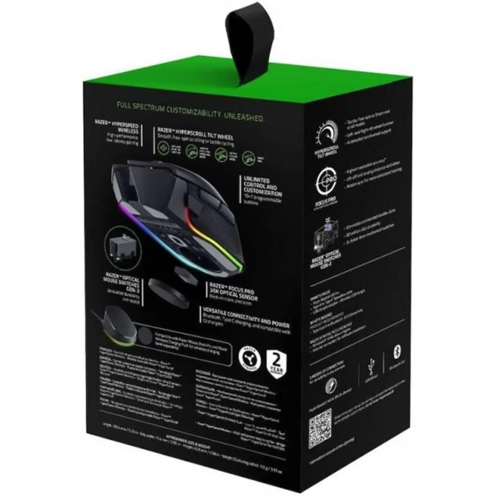 Миша Razer Basilisk V3 Pro Black (RZ01-04620100-R3G1) USB UA