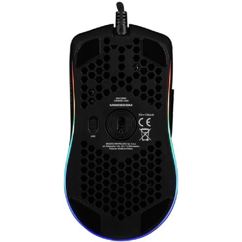 Миша Modecom Volcano Shinobi 3360 (M-MC-SHINOBI-3360-100) Black USB UA