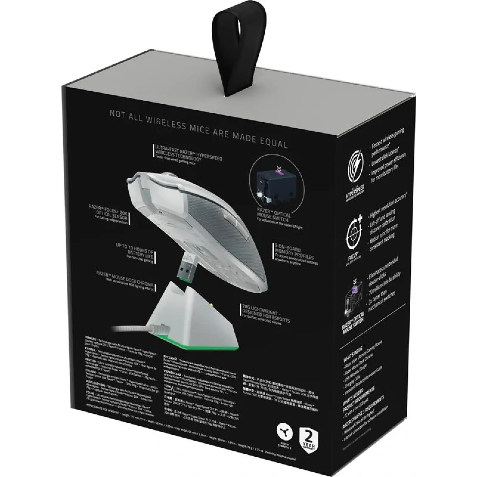 Мышь Razer Viper Ultimate Wireless & Mouse Dock Mercury White (RZ01-03050400-R3M1)