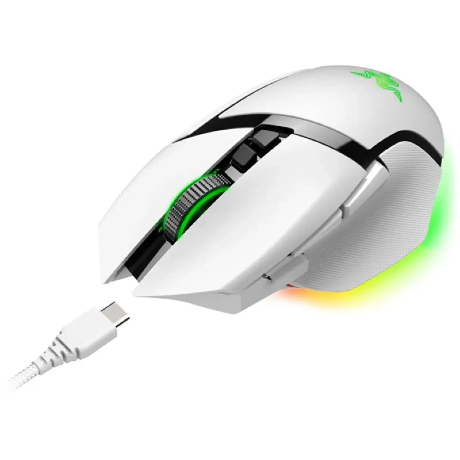 Миша Razer Basilisk V3 Pro White (RZ01-04620100-R3G1) USB, RZ01-04620200-R3G1 UA