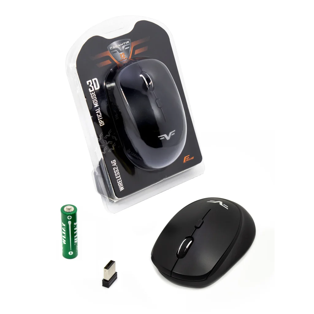 Миша бездротова Frime FWMO-300В Wireless Black USB UA