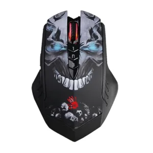 Мышь беспроводная A4Tech R80 Plus Bloody (Skull) Black USB UA