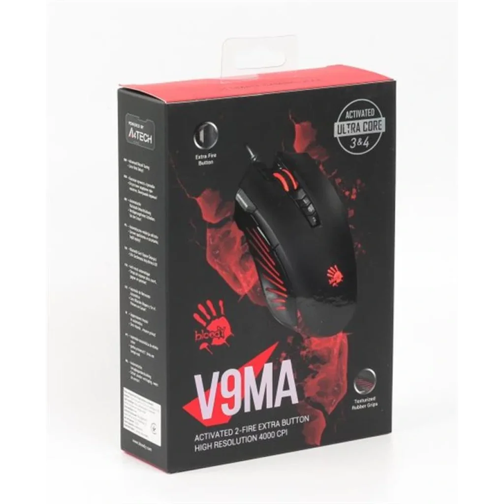 Мышь A4Tech V9MA Bloody Black USB, V9MA Bloody (Black) UA