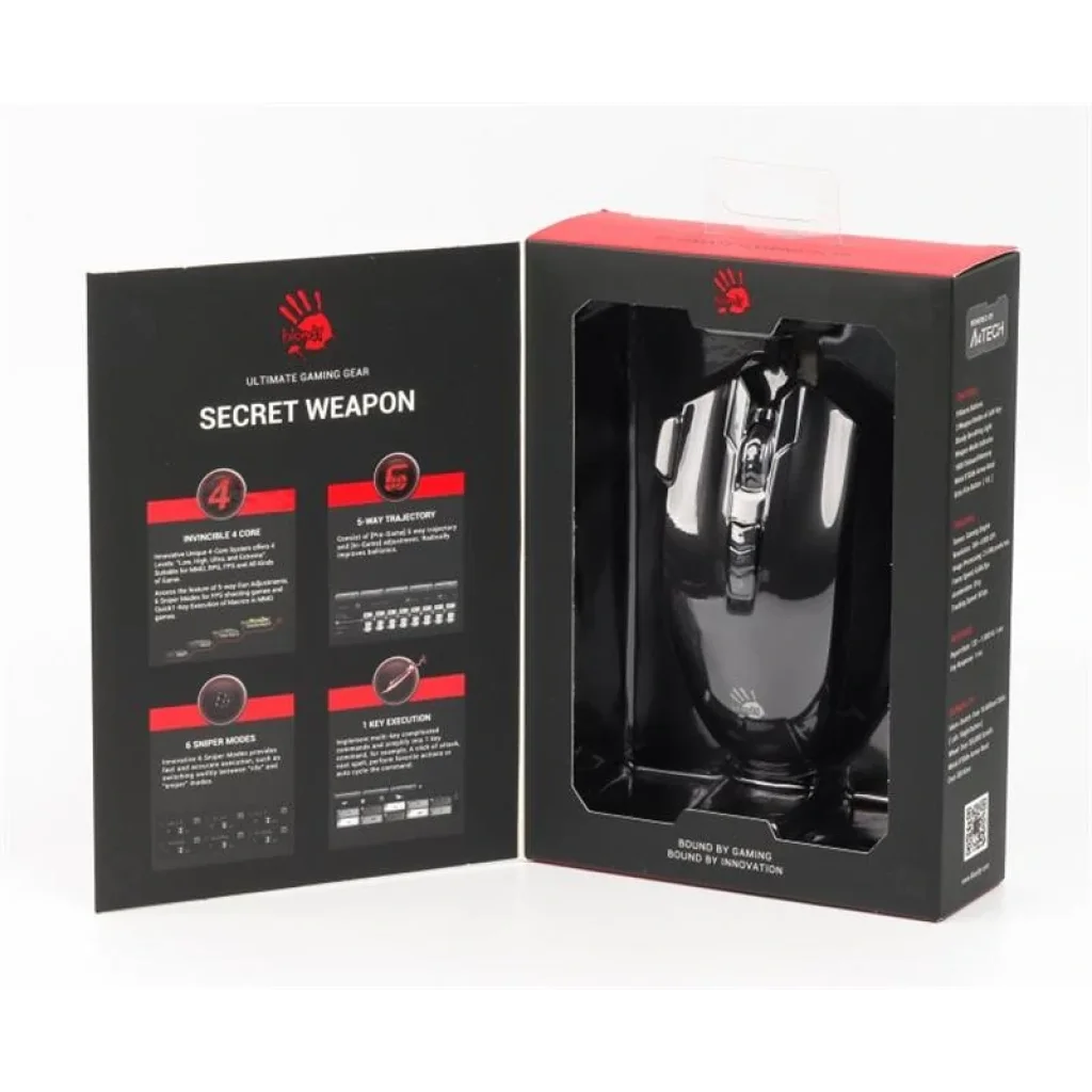Мышь A4Tech V9MA Bloody Black USB, V9MA Bloody (Black) UA