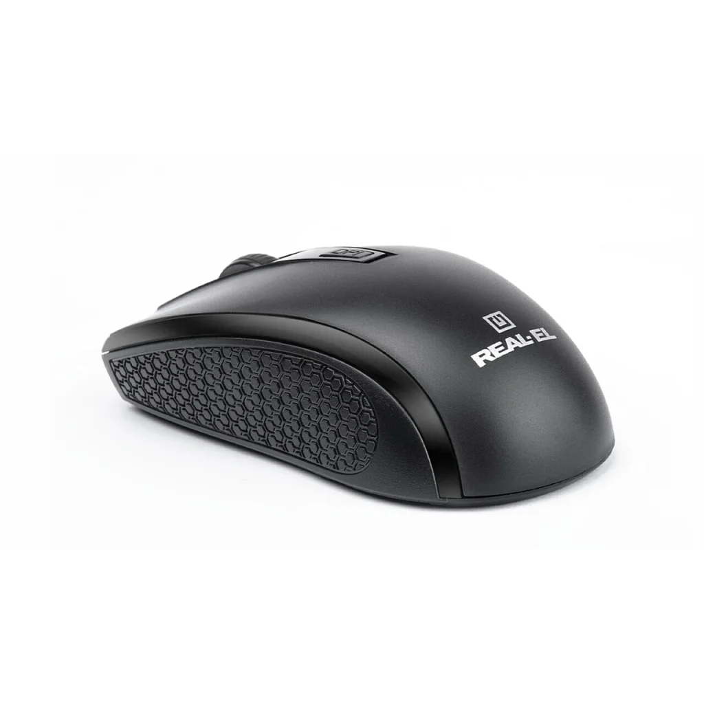Мышь беспроводная REAL-EL RM-308 Black USB, EL123200033 UA