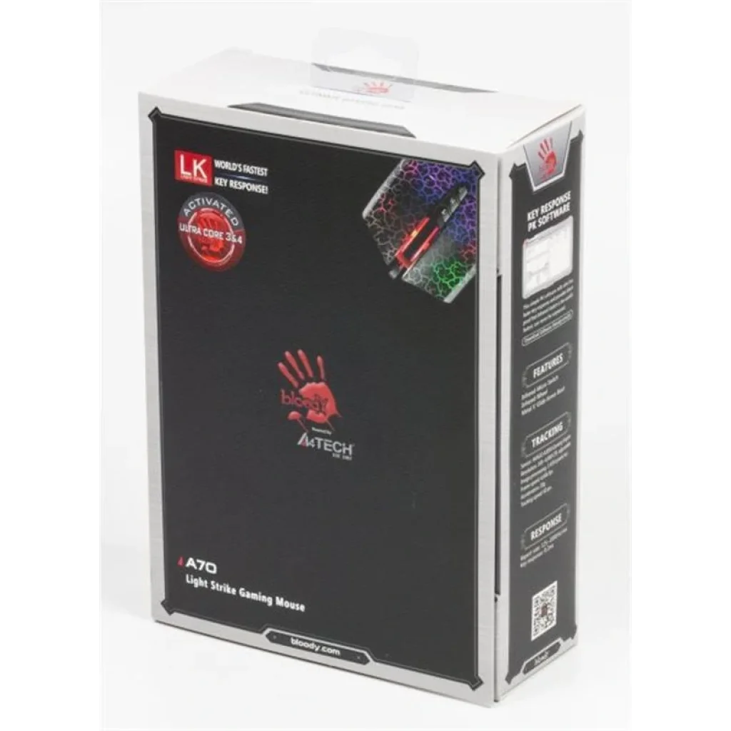 Мышь A4Tech A70A Bloody Crackle Black USB, A70A Bloody (Crackle) UA