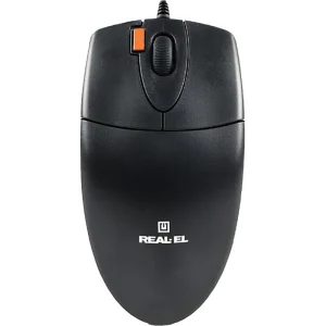 Мышь REAL-EL RM-220 Black USB, EL123200026 UA