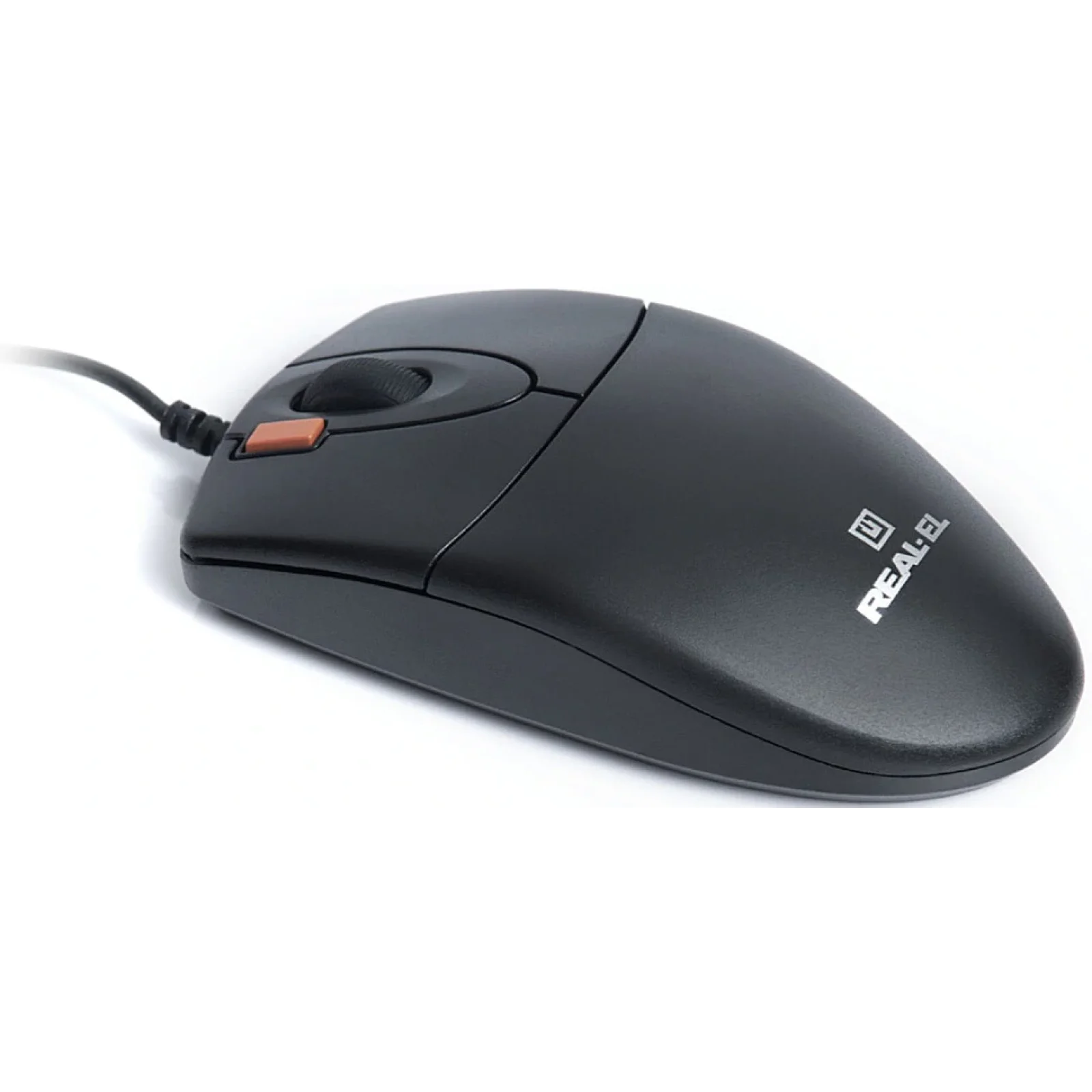 Мышь REAL-EL RM-220 Black USB, EL123200026 UA