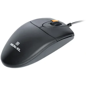 Мышь REAL-EL RM-220 Black USB, EL123200026 UA