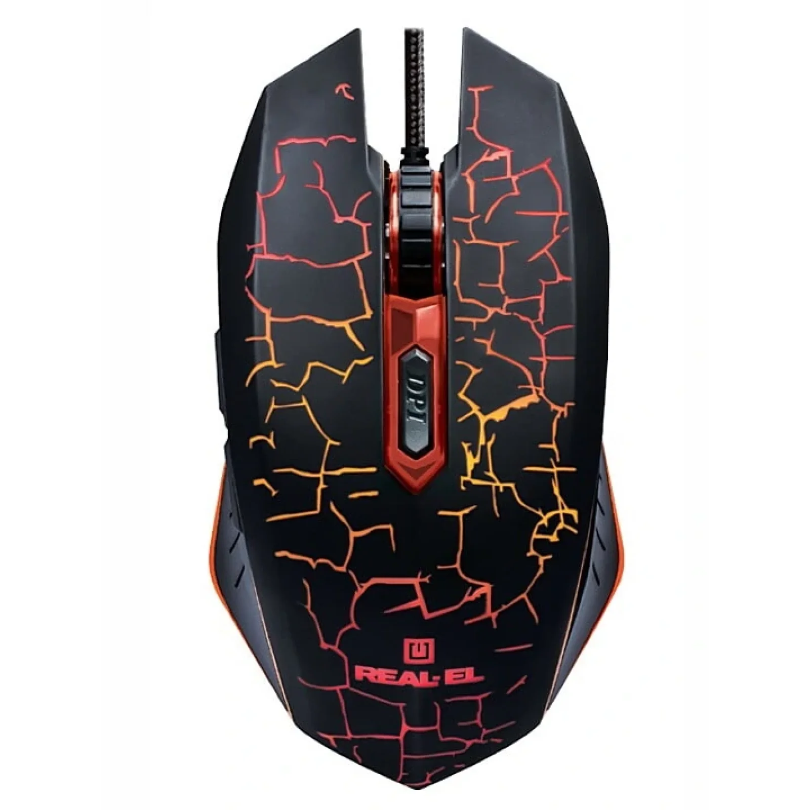 Мышь REAL-EL RM-505 Black USB, EL123200018 UA
