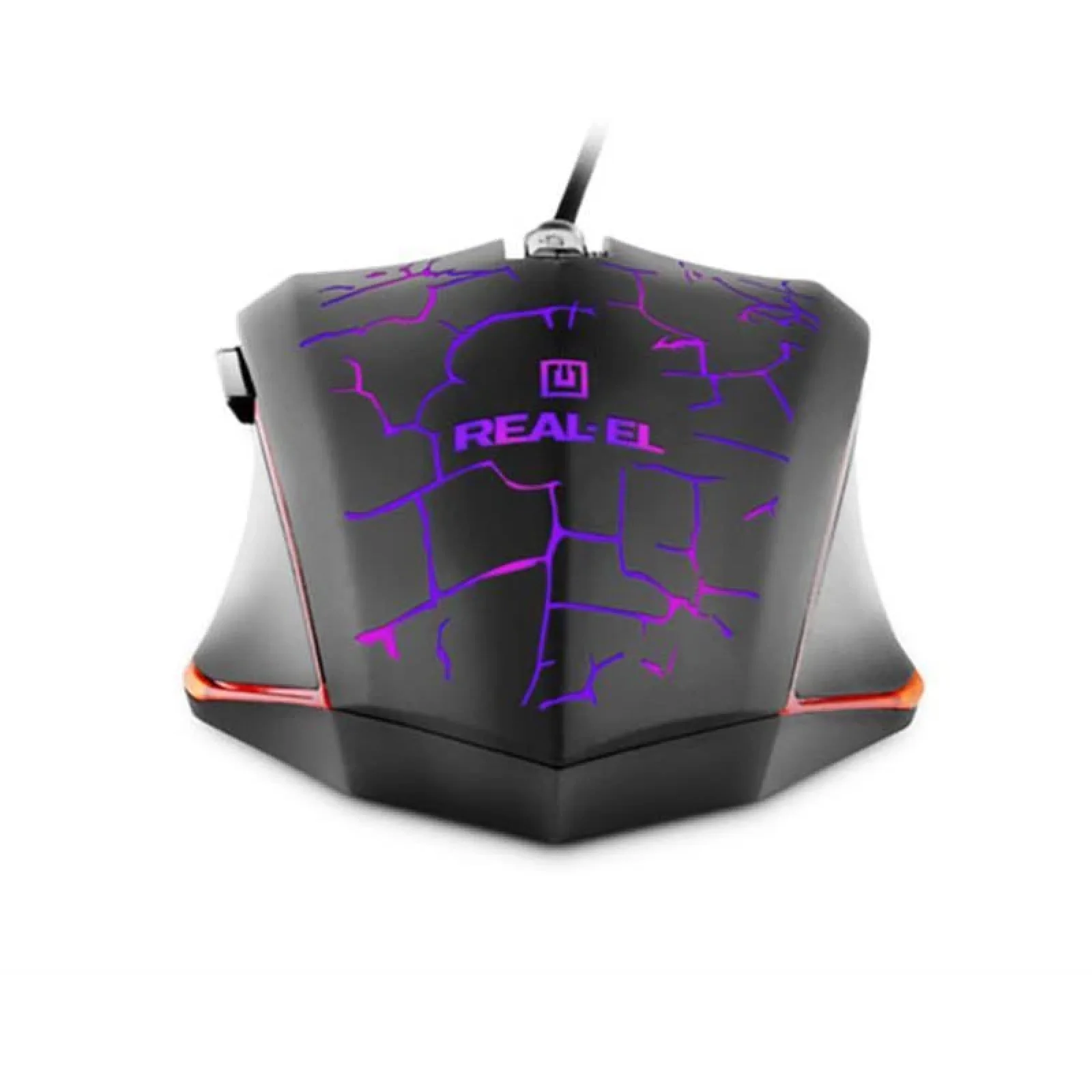 Мышь REAL-EL RM-505 Black USB, EL123200018 UA