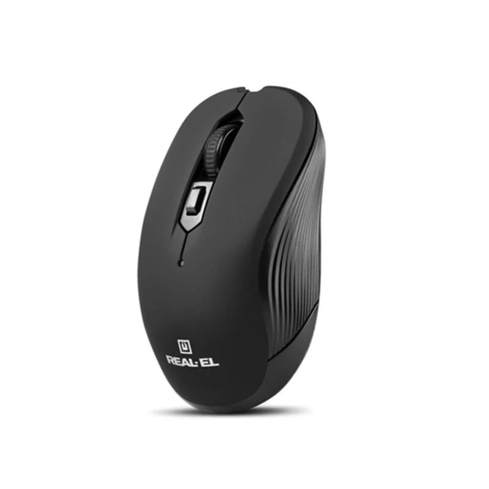 Мышь беспроводная REAL-EL RM-330 Black USB, EL123200035 UA