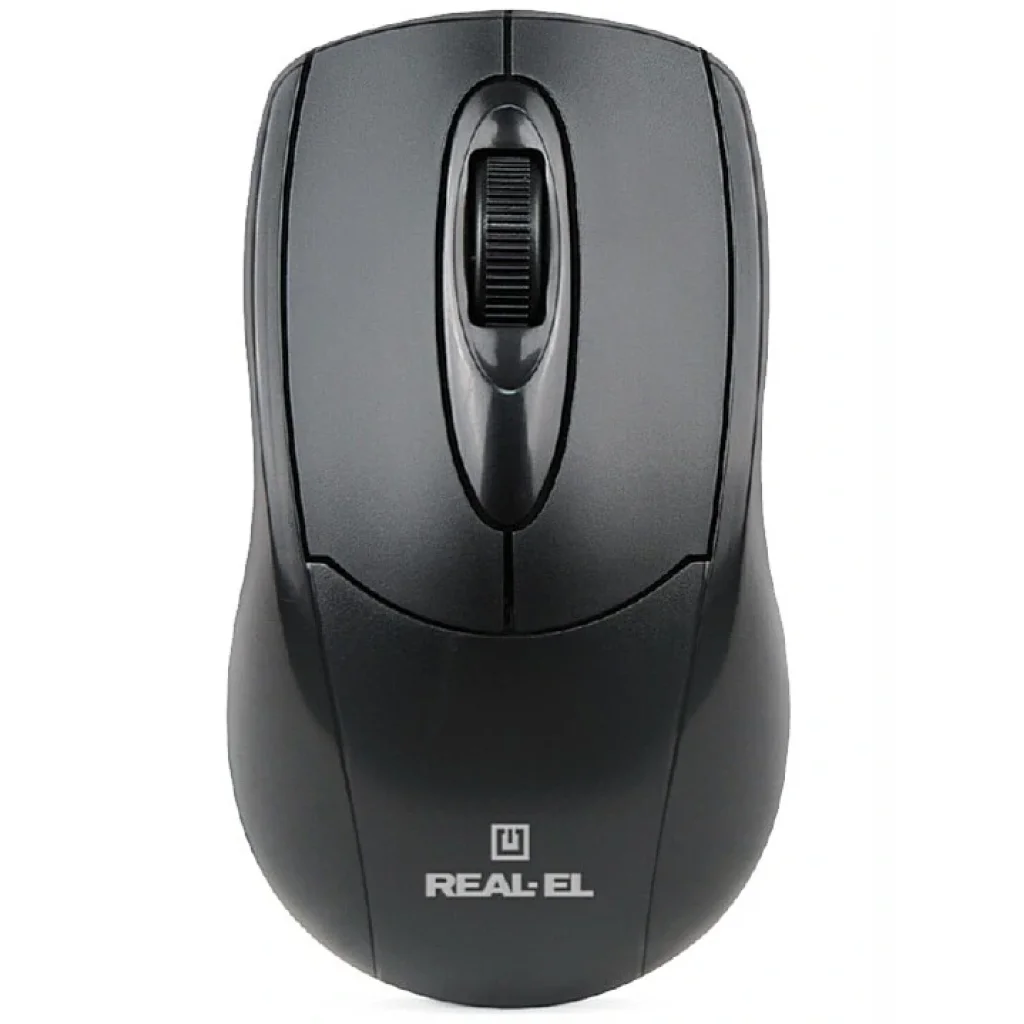 Мышь REAL-EL RM-207 Black USB, EL123200015 UA