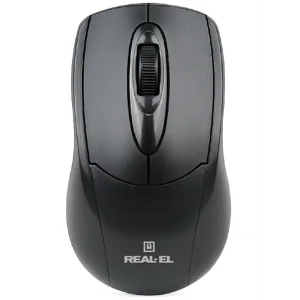 Мышь REAL-EL RM-207 Black USB, EL123200015 UA