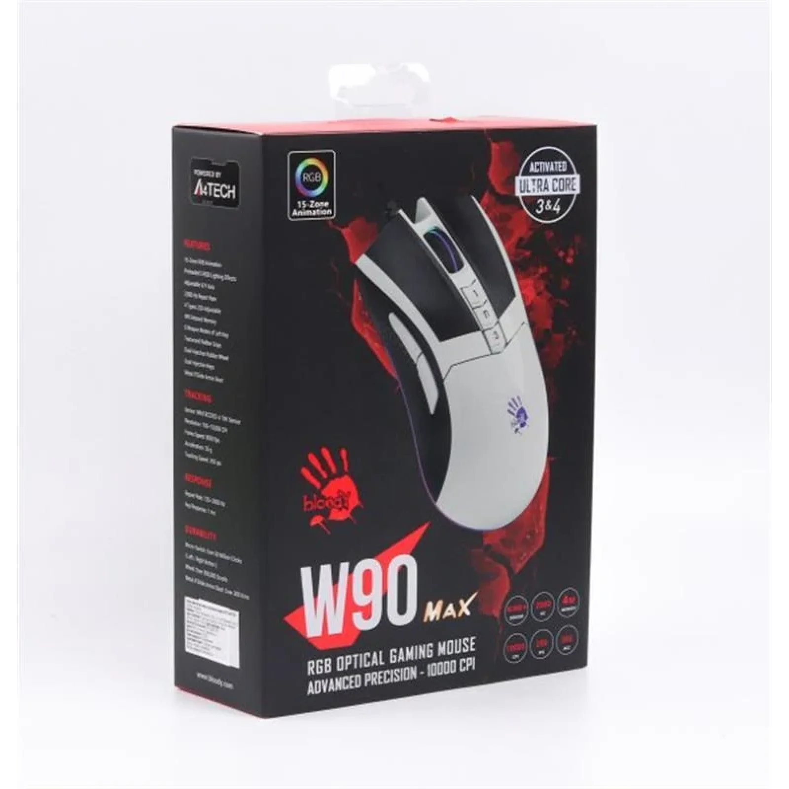 Миша A4Tech Bloody W90 Max Panda White, W90 Max Bloody (Panda White) UA