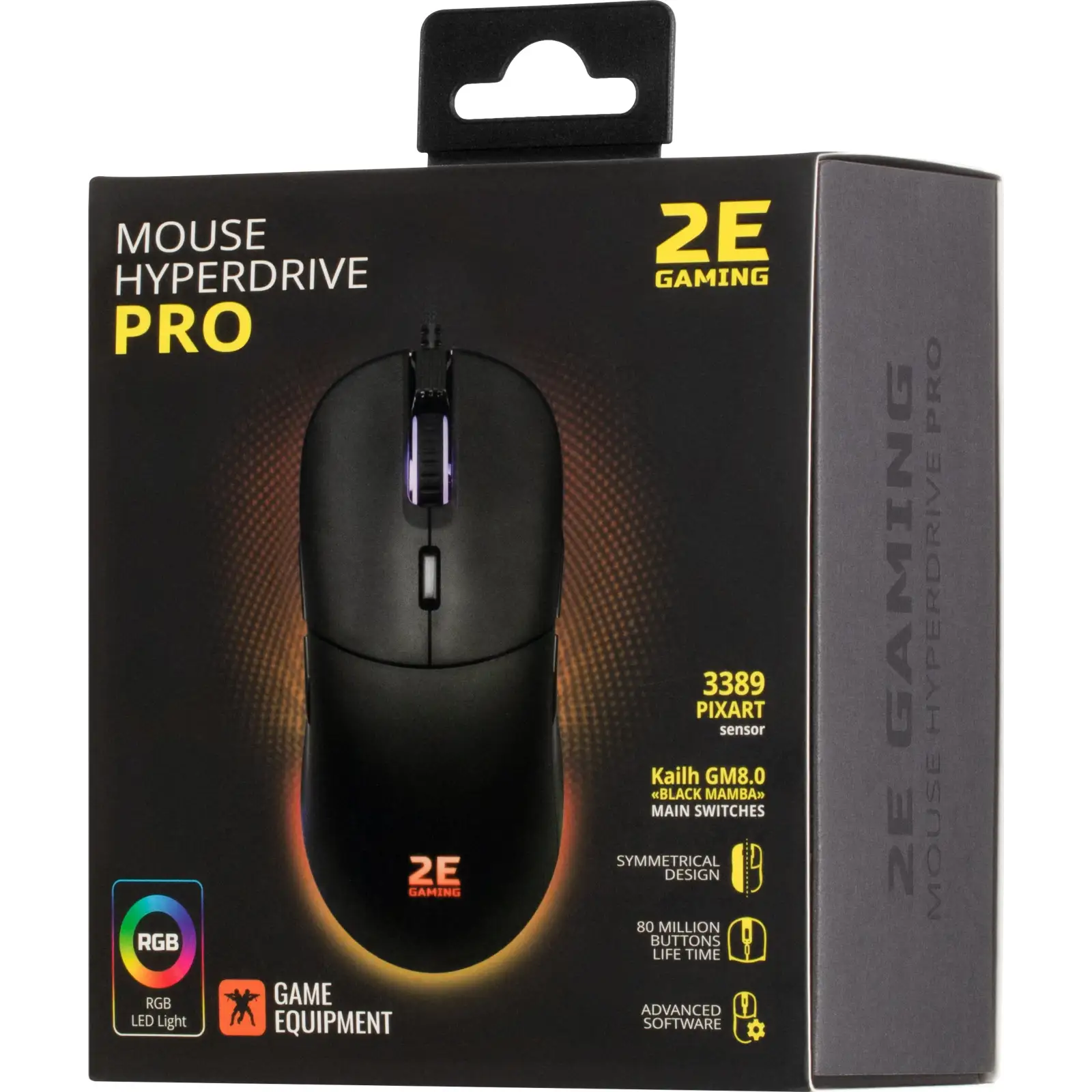 Миша 2E Gaming HyperDrive Pro RGB Black (2E-MGHDPR-BK) UA