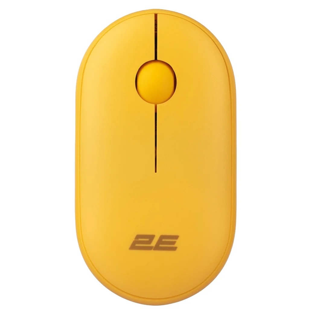 Мышь беспроводная 2E MF300 Silent WL BT Sunny yellow (2E-MF300WYW) UA
