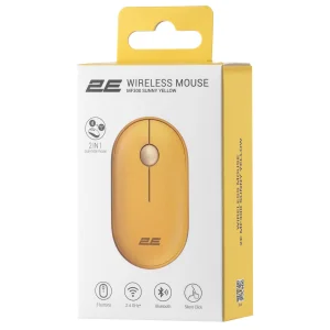 Мышь беспроводная 2E MF300 Silent WL BT Sunny yellow (2E-MF300WYW) UA
