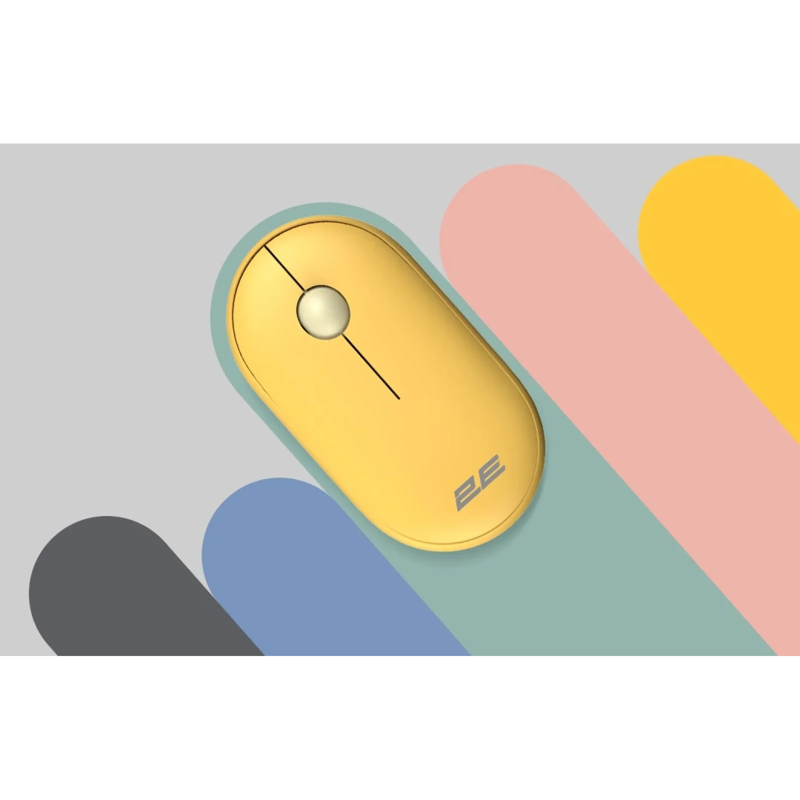 Мышь беспроводная 2E MF300 Silent WL BT Sunny yellow (2E-MF300WYW) UA