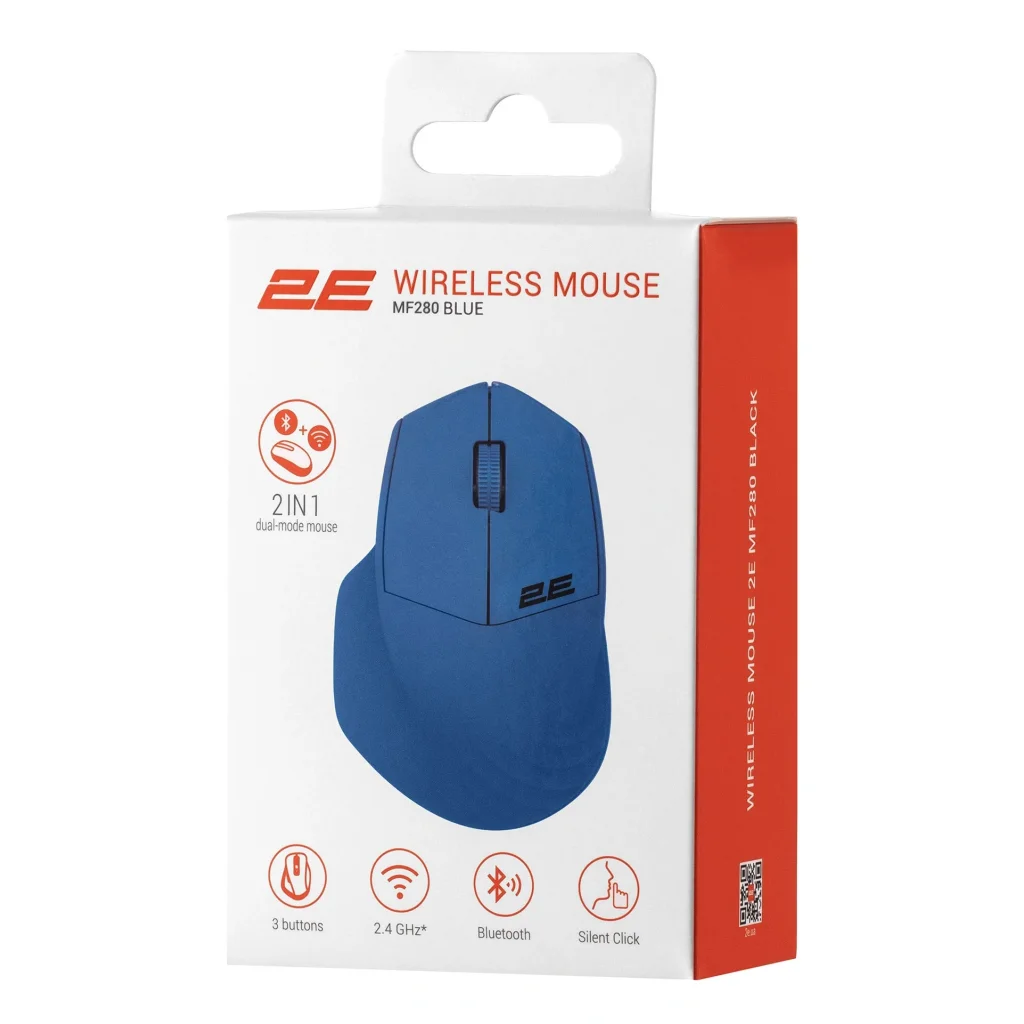 Миша бездротова 2E MF280 Silent Blue (2E-MF280WBL) UA