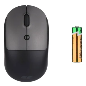 Мышь беспроводная 2E MF218 Silent Black/Gray (2E-MF218WBG) UA