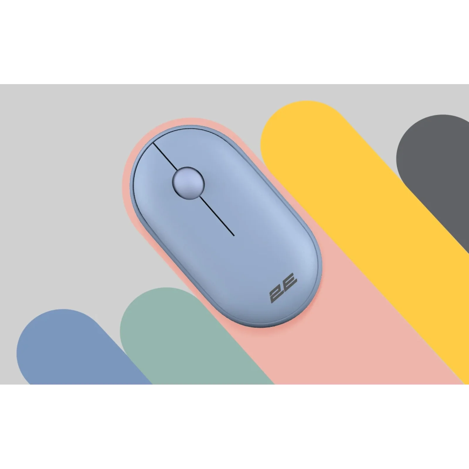 Мышь беспроводная 2E MF300 Silent WL BT Stone blue (2E-MF300WBL) USB UA