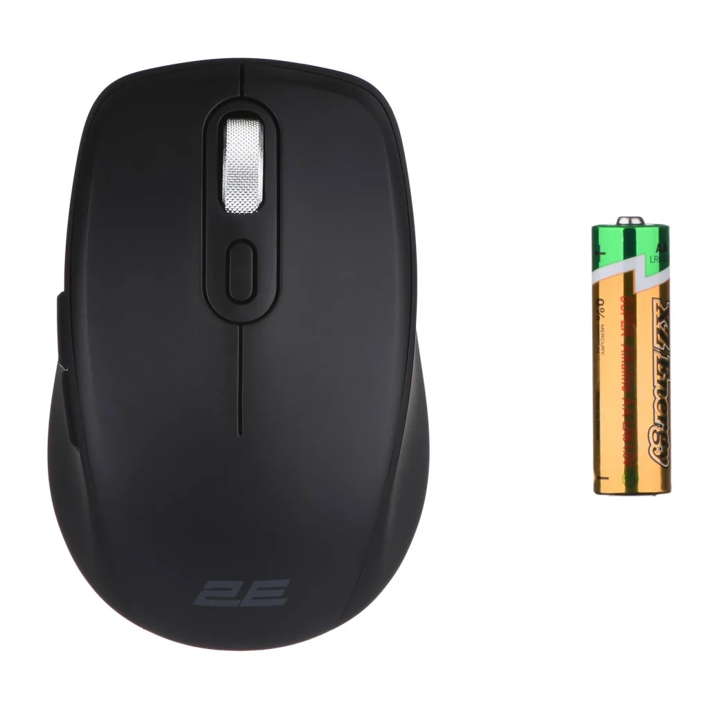 Миша бездротова 2E MF225 Silent WL BT Black (2E-MF225WBK) USB UA