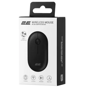 Миша бездротова 2E MF300 Silent WL BT Graphite black (2E-MF300WBK) USB UA