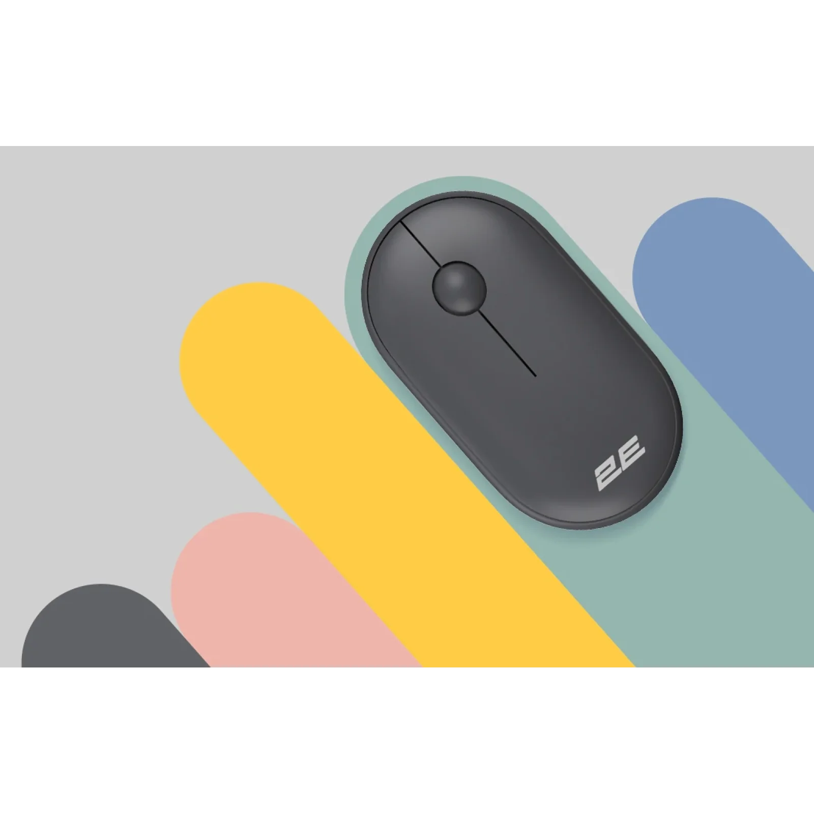 Мышь беспроводная 2E MF300 Silent WL BT Graphite black (2E-MF300WBK) USB UA