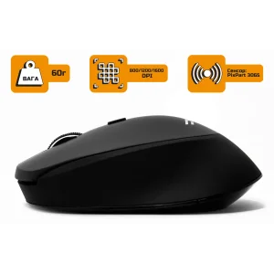 Миша бездротова Frime FWMO-300В Wireless Black USB UA